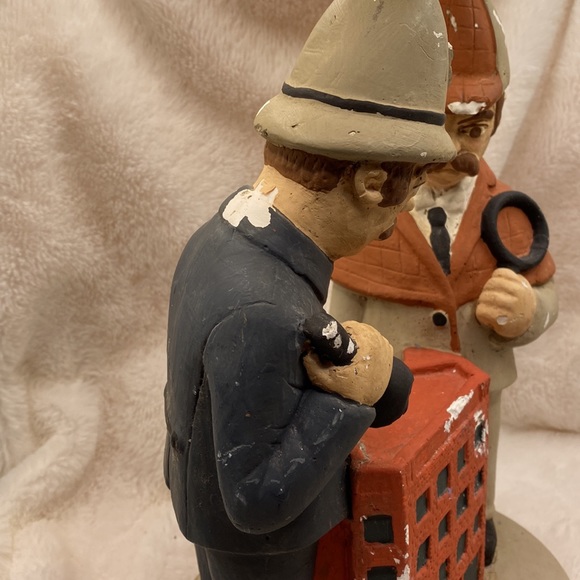 Accents Pinkerton 1993 Annual Figurine Police Sherlock Holmes With